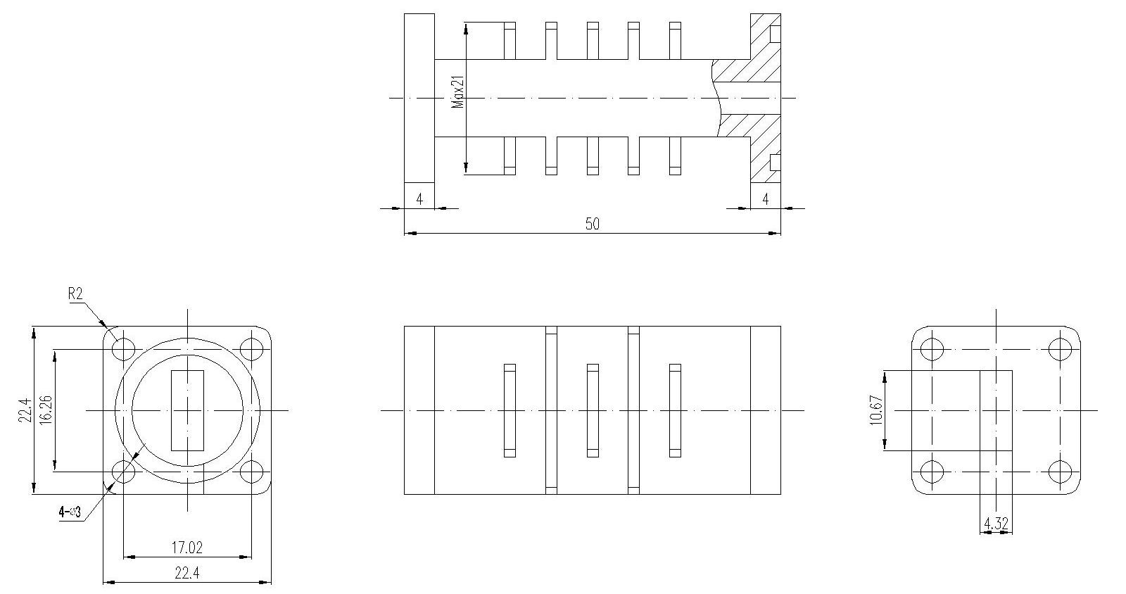 Waveguide Harmonic Filter